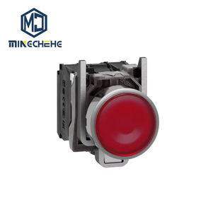 ปุ่มกดสีแดงรุ่นใหม่ แบบสปริงรีเทิร์น ขนาด 22 มม. 1NO+1NC 24V รุ่น XB4BW34B5 สีแดง XB4BW34B5 - Product Image 1