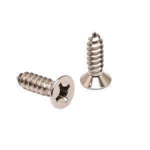 Tornillos autorroscantes avellanados de acero inoxidable 201, métricos, grado 2, para metal, resistentes a la corrosión - Product Image 4