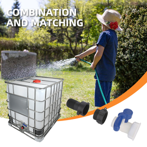 Promotion : Raccord rapide en polypropylène DN50 2" (60mm) pour réservoir IBC, avec filetage mâle grossier BSP et tête femelle S60X6 - Product Image 3