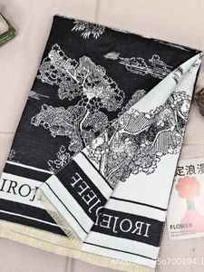 Bufanda de cachemira gruesa de doble cara con estampado de paisaje para mujer, ideal para invierno, venta al por mayor - Product Image 6