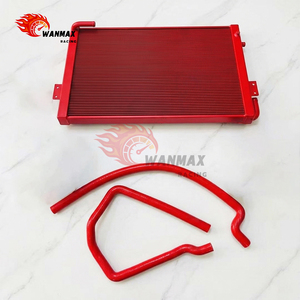 Kit de Radiador de Agua Intercooler Delantero de Competición con Mangueras de Silicona Compatible con <span class=keywords><strong>Audi</strong></span> <span class=keywords><strong>A6</strong></span> A7 C7 C7.5 <span class=keywords><strong>3.0</strong></span> <span class=keywords><strong>BiTDI</strong></span> 2011-2018 - Product Image 1