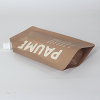 Sac pour Gel à main, Surface givrée, personnalisé, pochette à bec, support, 500ml