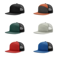 Logo à bord plat casquettes Snapback mode rue Hip HOP haute qualité Gorras hommes femmes plaine personnalisé imprimé 7 panneaux brodés
