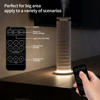 Nébuliseur Électrique USB Sans Eau en Gros, 6 Niveaux de Brume, Bouteille de Recharge 120ml, Diffuseur d'Air Froid Atomisant avec Télécommande