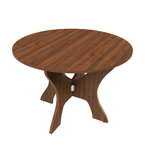 <span class=keywords><strong>Table</strong></span> à manger pliante en placage de chêne sauvage 43 pouces, <span class=keywords><strong>table</strong></span> de cuisine pliable peu encombrante <span class=keywords><strong>pour</strong></span> petits espaces, utilisation intérieure et extérieure - Product Image 3