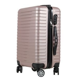 Valise rigide rayée durable avec roulettes pivotantes, serrure TSA et <span class=keywords><strong>fermeture</strong></span> <span class=keywords><strong>éclair</strong></span> YKK pour voyages, affaires, université, OEM/ODM - Product Image 3