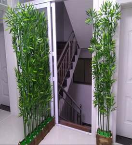 โรงงานขายส่ง PENZ001จำลองพืชสีเขียวตกแต่งพาร์ทิชันหน้าจอในร่มและกลางแจ้งต้นไม้ไผ่เทียม - Product Image 4