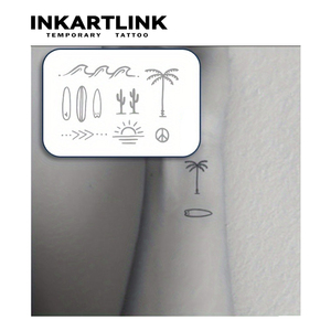 Tatuaje Temporal de Verano Personalizado con Diseño Herbal, Resistente al Agua, de Larga Duración (15 Días), Arte Corporal Semipermanente para <span class=keywords><strong>Dedos</strong></span>, Manos, Mujeres y Hombres - Product Image 2