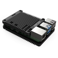 Boîtier en aluminium ouvert à refroidissement passif GGDX Raspberry Pi Ed-pi5case-o 5 X 2