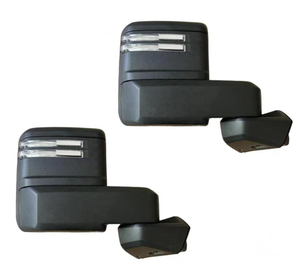 Nuevos Espejos Laterales Plegables Manualmente de Alta Calidad para GMC/Chevy 2500/3500 2019-2024, con Calefacción, Luz de Señal de Giro, Negros, 1 Año de Garantía - Product Image 3