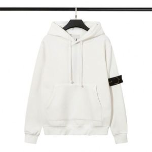 Sweat à capuche en polaire avec badge en pierre Stone Island, style automne-hiver américain, pour les amoureux de la mode - Product Image 3