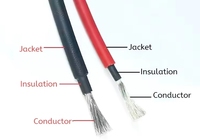 Solarstromkabel H1z2z2-k DC 1500V Einadrig Verzinntes Kupfer 2,5mm/4mm/6mm/10mm XLPE-Isolierung