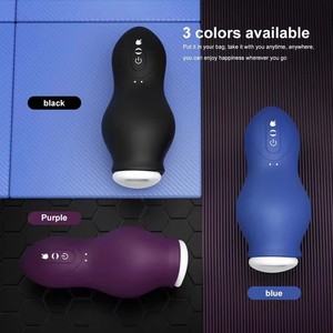 Masturbateur masculin <span class=keywords><strong>de</strong></span> type 'Trainer' avec ventouse pour gland, étanche, à vibration et télescopique - Product Image 4