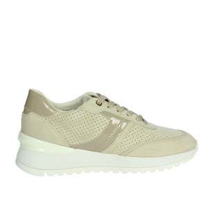 Sneakers Geox Donna D3500A 022NF in Tela Beige, Scarpe Trendy - Product Image 4