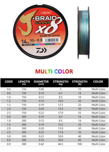 <span class=keywords><strong>DAIWA</strong></span> J-BRAID GRAND Ligne De Pêche 300M 150M 135M <span class=keywords><strong>8</strong></span> <span class=keywords><strong>Brins</strong></span> Tressé PE Ligne De Pêche 18 20 25 30 35LB Made in Japan - Product Image 5