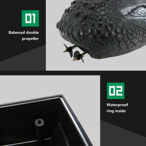 Flytec V005 Crocodile Head Re05, Barco a Control Remoto 2.4G con Cabeza de Cocodrilo, Juguete Acuático Eléctrico para Piscina, Lago o Estanque - Product Image 3