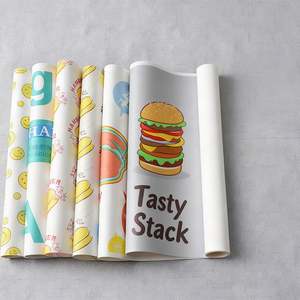 Papel Encerado para Alimentos, a Prueba de Grasa, para Hamburguesas, Sándwiches, Bolas de Arroz, Rollos de Pollo, para Restaurantes y Comedores - Product Image 4