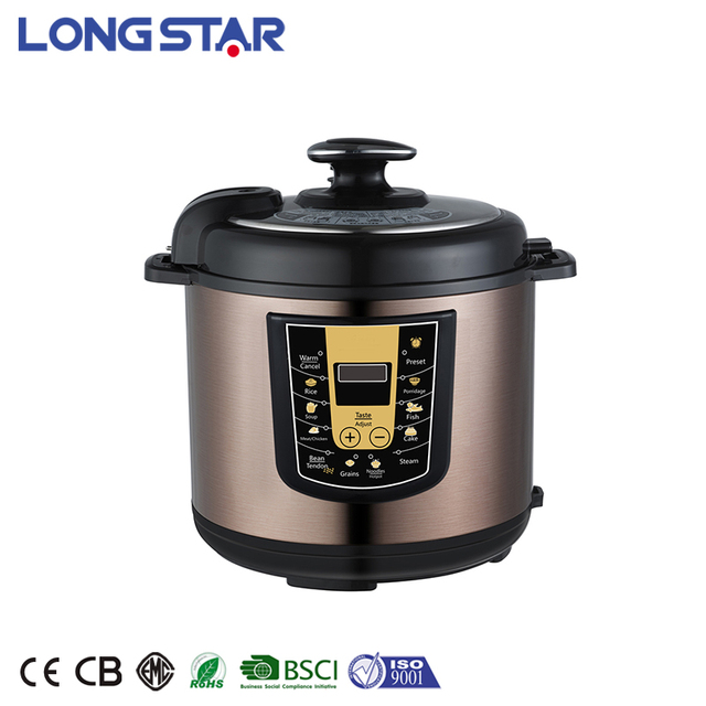 Smart Pressure Multicooker 6L Stainless Steel Pressure Cooker For Restaurant