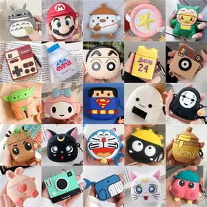 Custom 3D Cute Anime Silicone Skin Cover Accessories For AirPods 1&2 Generation Protective Case Cover