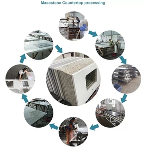 El Vapor cósmico de baño tocador de isla de cocina encimeras de cuarzo - Product Image 4