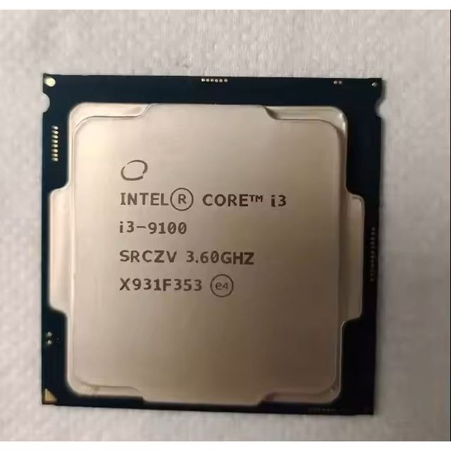 China Wholesale for Intel Core I3-9100 SRCZV 3.6GHz Dual Core Desktop Processor 65W TDP Stock CPU