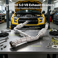 Collecteur d'échappement haute performance OEM SS304 pour Ford F150 5.0 V8, tuyau d'échappement isolé, amélioration des performances de la voiture