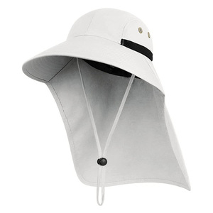 Chapeau de pêcheur décontracté d'été à large bord pour hommes et femmes, protection UV, pour la pêche, la randonnée et l'alpinisme, vente en gros - Product Image 3