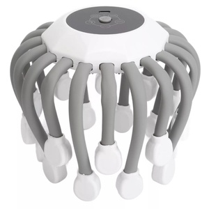 Masajeador de Cabeza Recargable con Forma de Pulpo, 5 Modos, Relajación Profunda del Cuero Cabelludo, Inalámbrico y Portátil con Nodos de Silicona Suave - Product Image 2