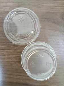 Vasos Desechables de Plástico PP Transparente con Tapas de PET, Grado Alimenticio, para Soufflé, Gelatina, Yogur, Control de Porciones en Restaurantes - Product Image 2