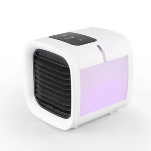 Taşınabilir klima fanı, USB küçük HAVA SOĞUTUCU Fan ile LED, ayarlanabilir rüzgar yönü kişisel soğutma fanı