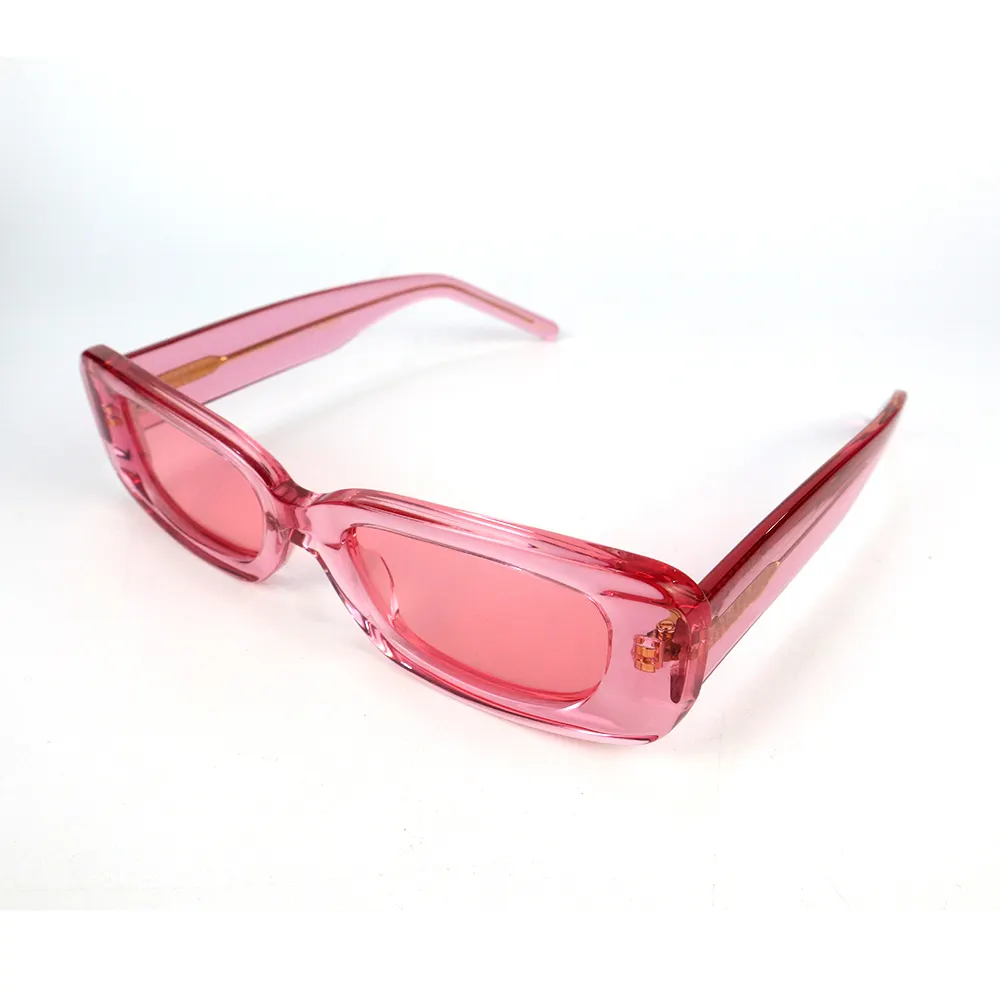 2022 Custom Logo Fashion Men Brand River Acetate Shades Pink Polarized Sun Glass Sunglasses for women