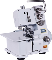Machine à coudre surjeteuse domestique portable FN2-7D avec 3 fils et aiguille unique pour la surjeteuse domestique en matériaux