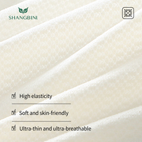 Sujetador inalámbrico SHANGBINI Ivory con broche frontal, copas de malla de nido de abeja, talla grande, top cómodo, suministro de fábrica con logotipo personalizado OEM