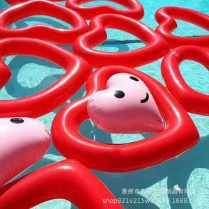 Bouée gonflable en forme de donut 120 cm en PVC écologique pour adultes, équipement de piscine, hôtel, parc de jeux - Product Image 3