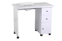 Table à ongles pliable simple, table de manucure, aspirateur à ongles intégré, table de manucure économique, ensemble bureau et chaise