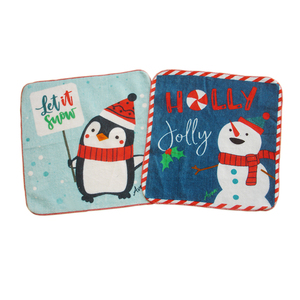 100% Cotton Tùy Chỉnh Kỹ Thuật Số In Chanh Thiết Kế Nhỏ Khuôn Mặt Đáng Yêu Khăn Tay Khăn Cho Trẻ Em - Product Image 4