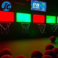 Matériel de PC de jeu de partie active d'équipement de jeu de panier de basket-ball d'intérieur électronique interactif pour l'utilisation d'aéroport