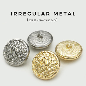 Nhà Máy Bán buôn retro khắc mô hình ngẫu nhiên Hợp kim kẽm xử lý nút cho áo len áo khoác và quần áo thời trang - Product Image 3