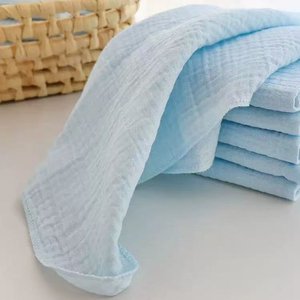 カスタマイズされた8枚入りパック 42*45cm ムスリンコットン ソフトで通気性があり吸収性のあるベビー用再利用可能おむつ 多目的新生児用子供用ナプキン - Product Image 3