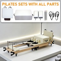 Höhenverstellbarer Platzsparender Massiver Ahorn Klappbarer Pilates-Reformer Unterstützt Individuelle Farben und Logos im Angebot