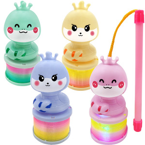 Jouet Serpent Lumineux Arc-en-ciel Élastique pour Bébé, Serpent de Dessin Animé Lumineux, 25,2 cm, Taille Unique, Unisexe, en Plastique - Product Image 5