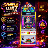 Lucky Fortune God 1 joueur OEM Arcade commerciale Poussoir Cascade Machine Usine Prix de gros Fortunelink