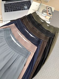 Pantalon large élastique pour femme, décontracté et sportif, coupe ample, avec poches, personnalisable avec logo - Product Image 4