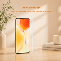Mietubl Protection d'écran en verre trempé incurvé 3D de bonne qualité, protection UV, anti-traces de doigts, résistant aux rayures pour VO Y400 PRO