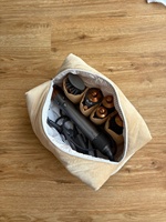 Sac à cosmétiques personnalisé tendance 2026, doux, confortable, grande capacité, rembourrage épais, durable, élégant, trousse à outils pour cheveux