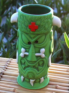 Witch Doctor Tiki Mug 24oz Diseño personalizado Taza Tiki <span class=keywords><strong>de</strong></span> cerámica Taza <span class=keywords><strong>de</strong></span> cóctel Drinkware - Product Image 6