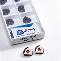 Plaquettes de fraisage CNC en carbure Ginley pour arrondissement des coins LBNM100 LBNM200 LBNM300 LBNM LRNM R0-R20 pour acier et acier inoxydable