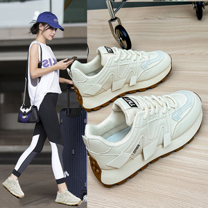Zapatillas de deporte informales de suela gruesa de alta calidad, zapatos escolares, zapatos gruesos ligeros informales con aumento de altura, ZAPATOS DE <span class=keywords><strong>MUJER</strong></span> - Product Image 3