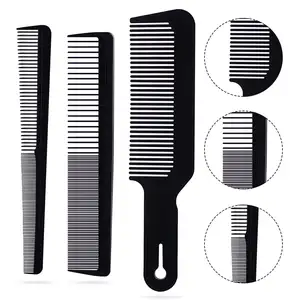 Comb Set Clipper Flattop Barber Taper Combs and Heat-Resistant Fiber Cutting Comb for Men Women