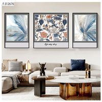 Pintura en Lienzo de Hojas Doradas y Negras, Pósteres y Grabados Nórdicos de Mármol, Arte de Pared para Decoración del Hogar, Pintura de Porcelana de Cristal